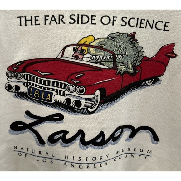 Vintage The Far Side Of Science Sweatshirt Crewneck Pullover Size Small/ Medium - Picture 3 of 4